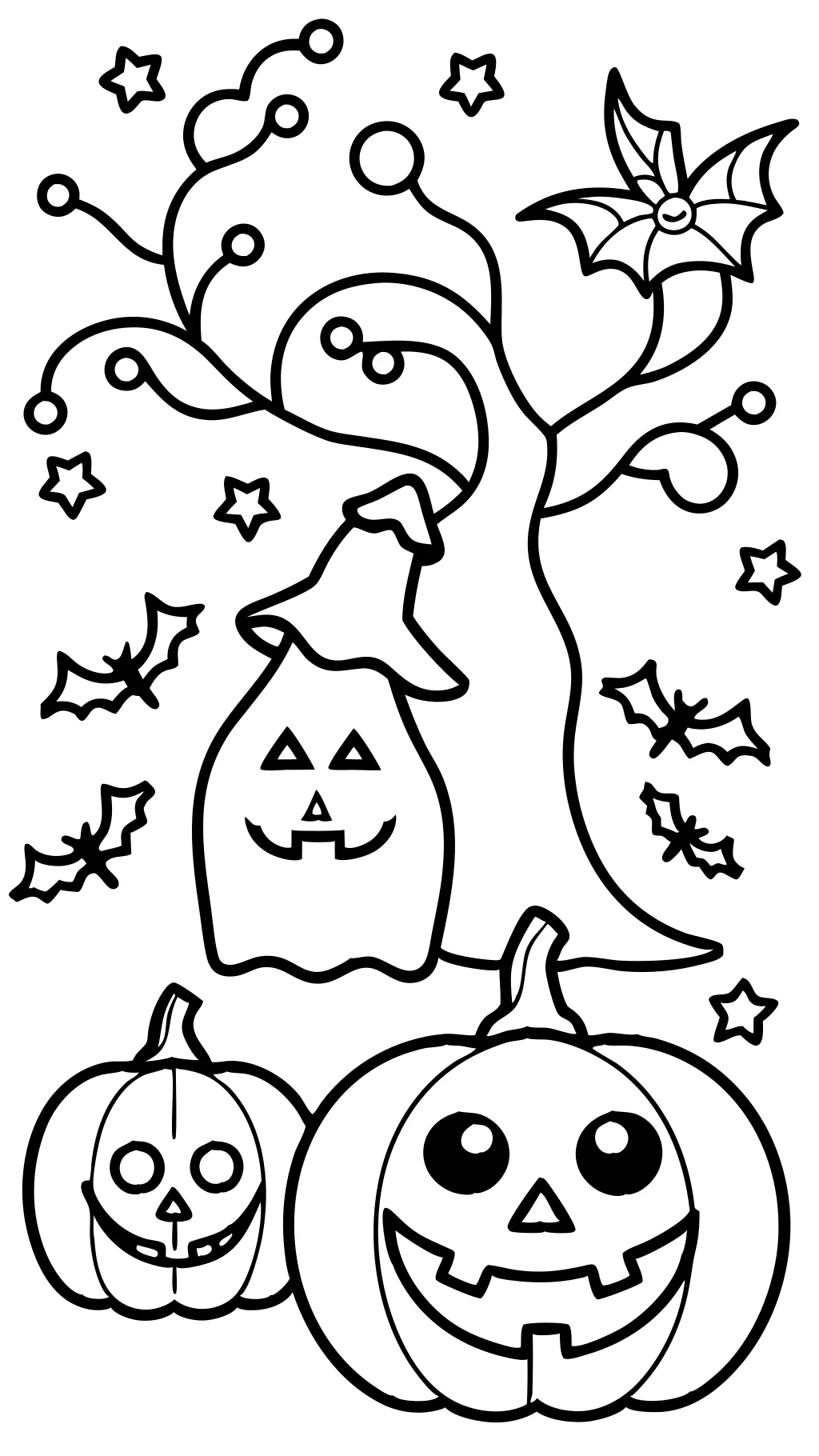 free color pages for halloween printables